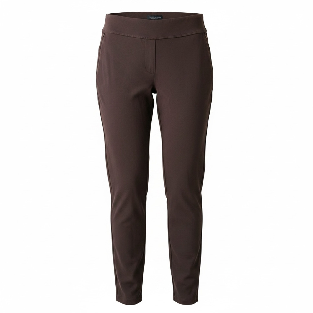 Susan Graver Weekend Pull-On Stretch Ponte Ankle Pants